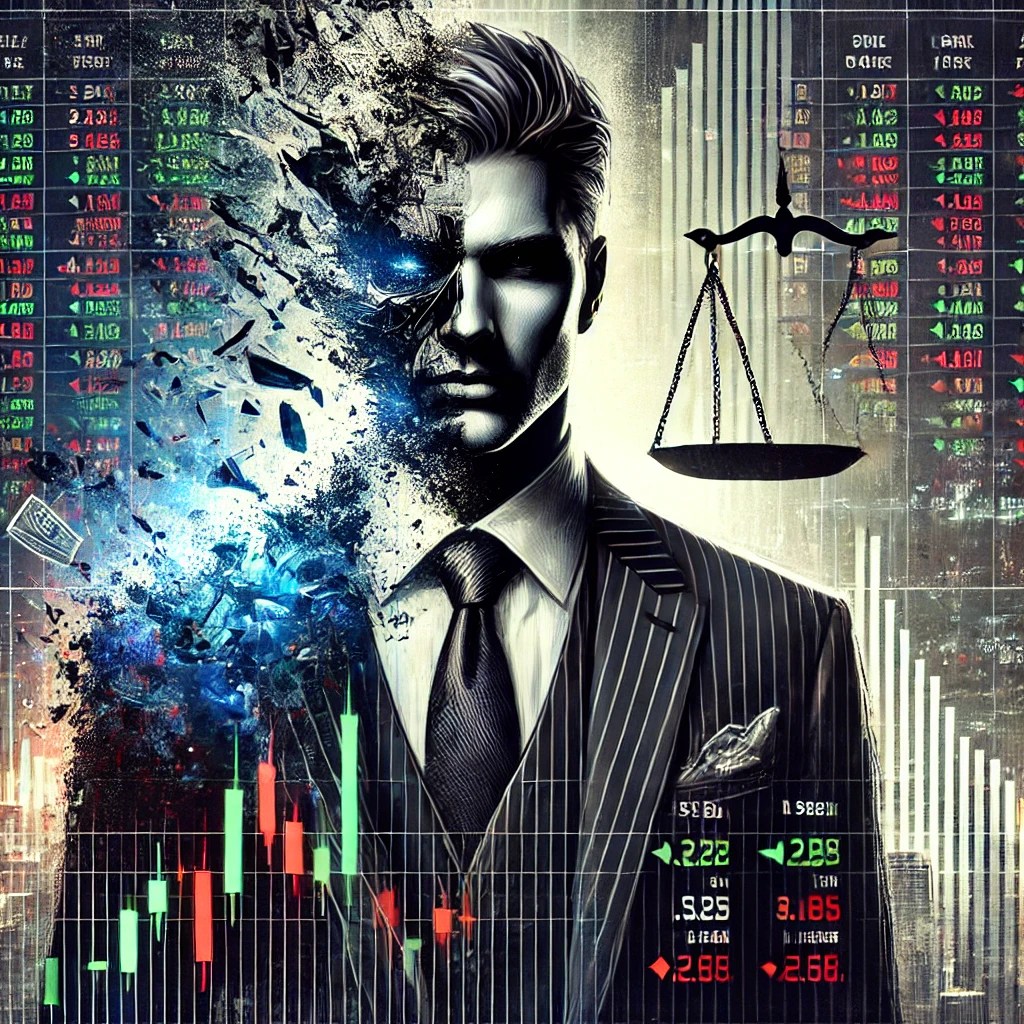 AI generated image of "stock bond vigilante"
